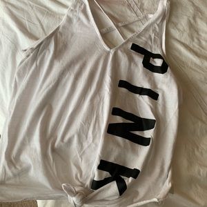 VS PINK | White Workout Tank
